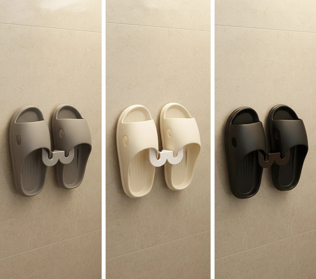 نگهدارنده دمپایی دیواری